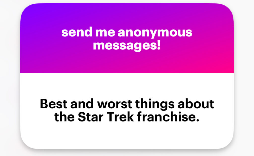 Best and worst things about the Star Trek franchise.